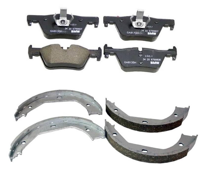 BMW Brakes Disc Kit - Pads Rear